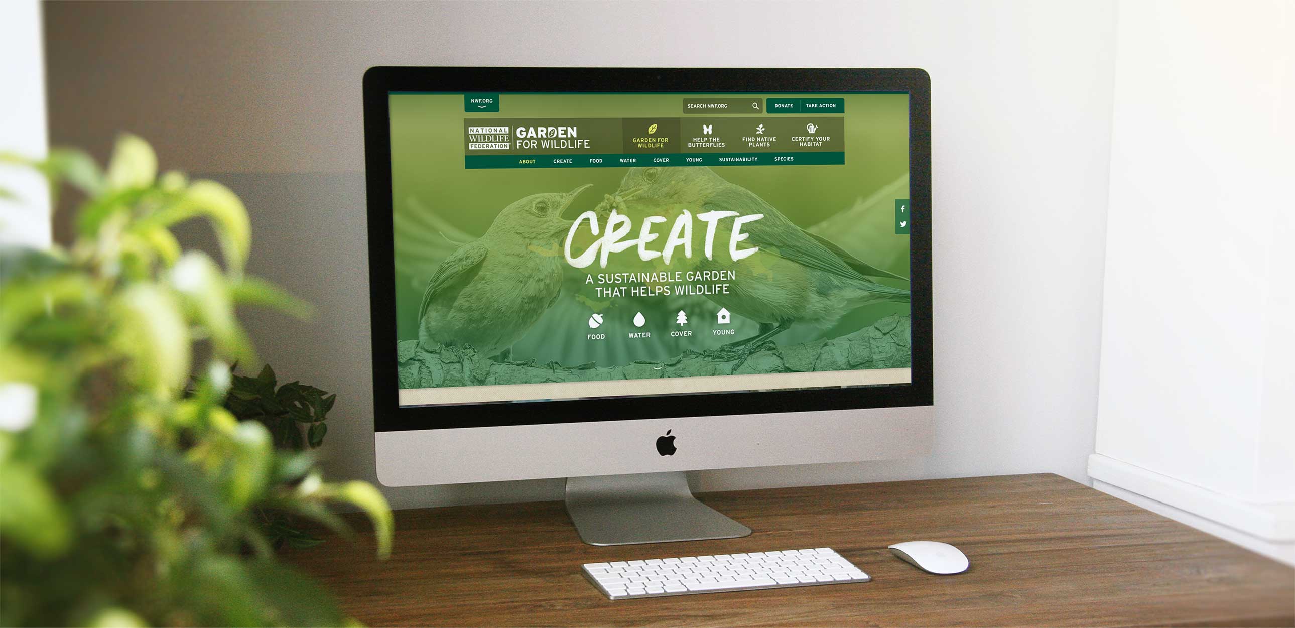 Garden for Wildlife Website Design